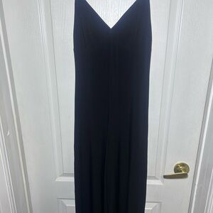 Elegant Black stretchy  high waisted jumpsuit